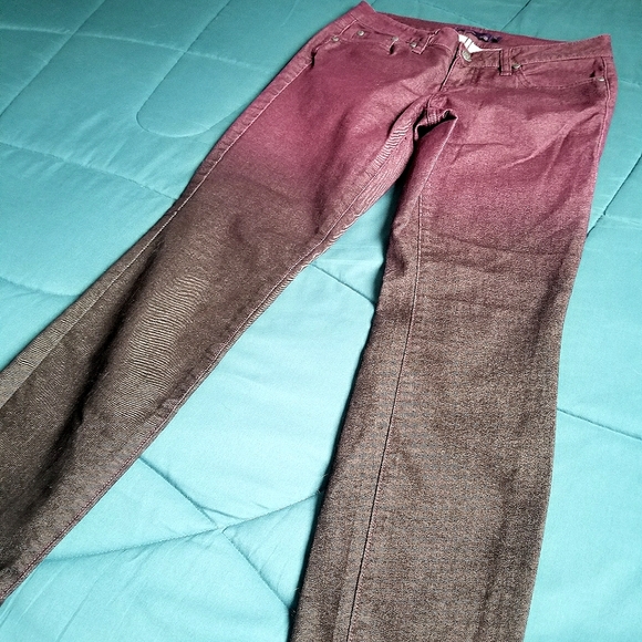 PrAna Jett Jeans •Like NEW• plum ombre - Picture 4 of 7
